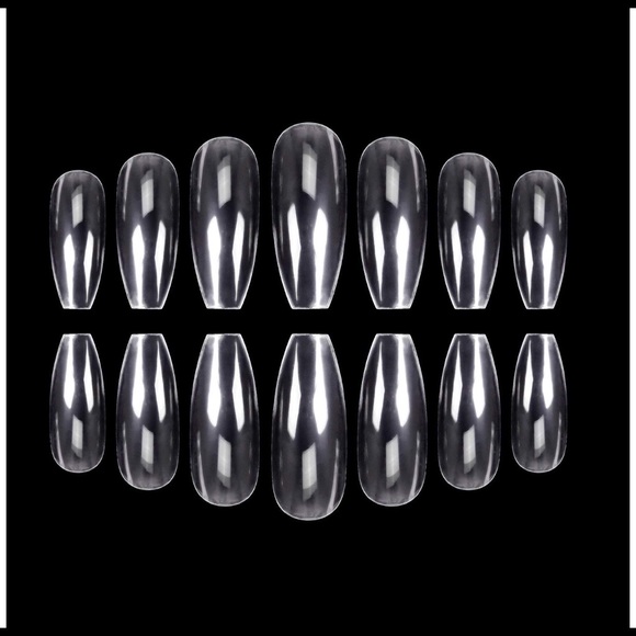 💅ECBASKET 500PCS Clear Ballerina Nail Tips 💅 - Picture 1 of 5